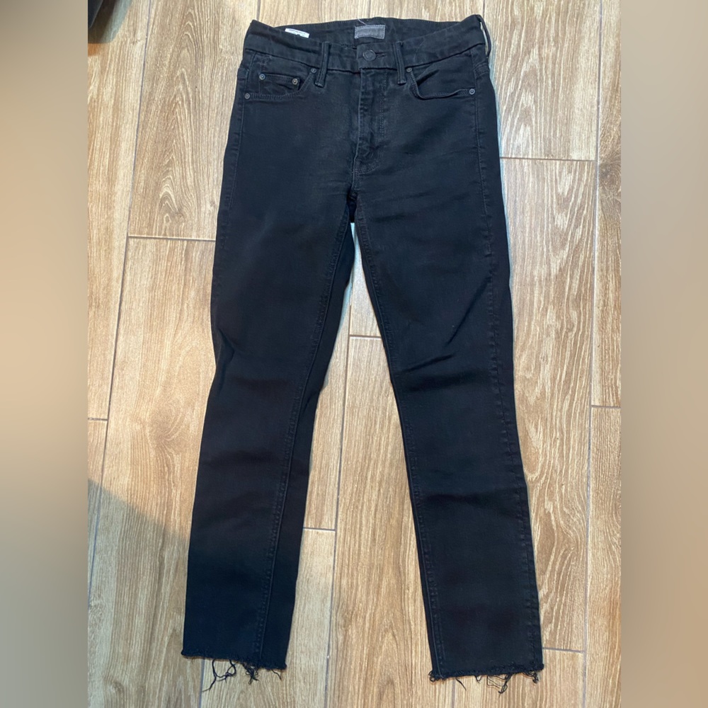 Mother Black Skinny Jeans